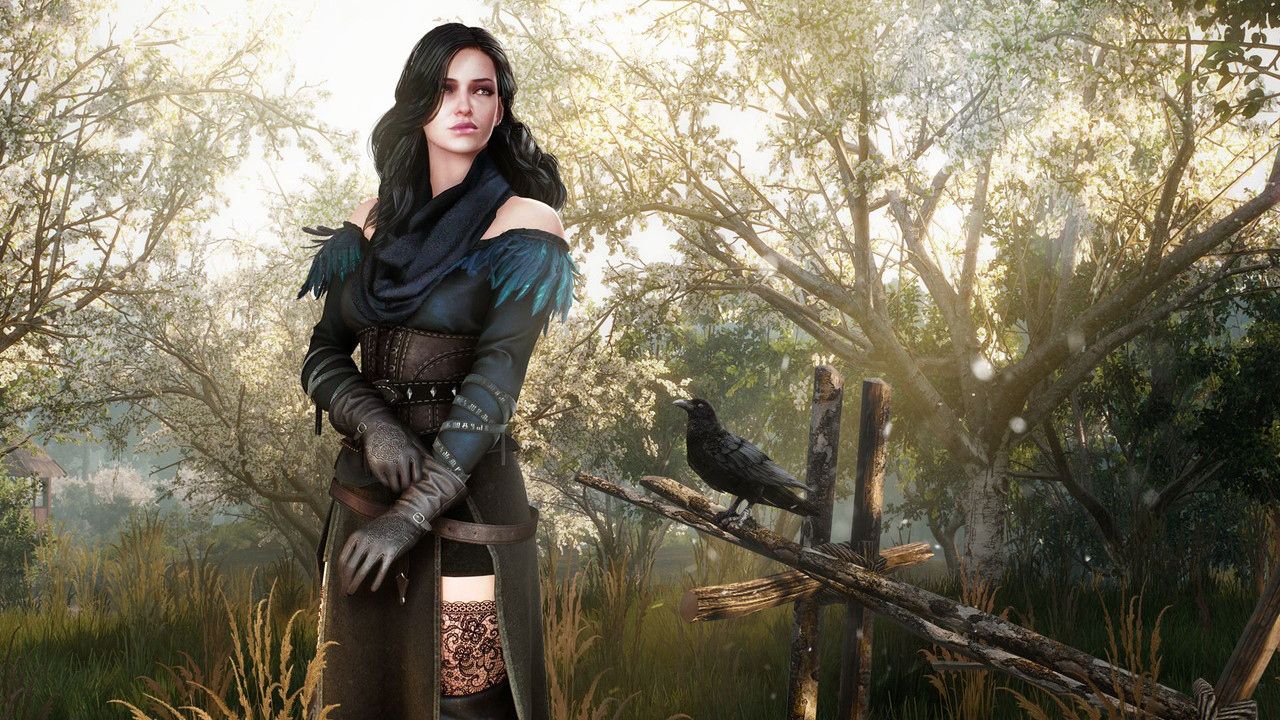 Yennefer dans une clairière